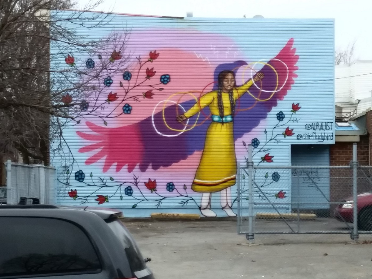Photo d'un mural au quartier Saint-Henri