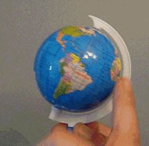 Un globe terrestre